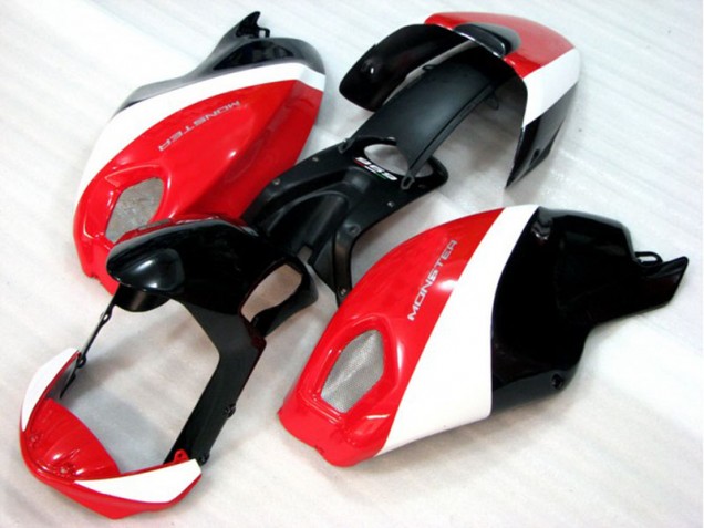 Purchase 2008-2012 Black Red White Monster Ducati Monster 696 Motorcyle Fairings Canada