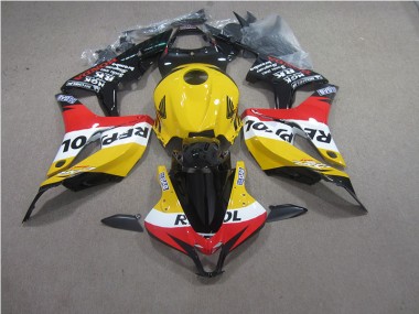 Purchase 2004-2005 Yellow Repsol Honda CBR1000RR Bike Fairing Kit Canada