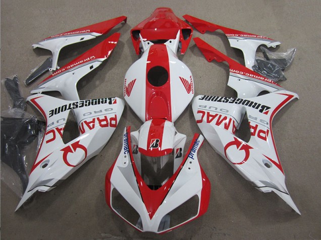 Purchase 2006-2007 White Red PRAMAC Honda CBR1000RR Moto Fairings Canada Purchase 2006-2007 White Red PRAMAC Honda CBR1000RR Moto Fairings Canada