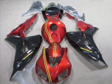 Purchase 2006-2007 Black Red Yellow Honda CBR1000RR Motorcycle Replacement Fairings Canada