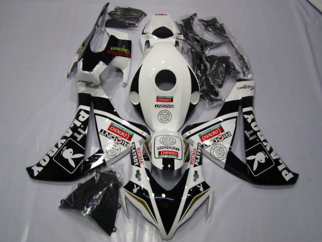Purchase 2008-2011 Black White Denso Playboy Honda CBR1000RR Motorcycle Fairing Kits Canada Purchase 2008-2011 Black White Denso Playboy Honda CBR1000RR Motorcycle Fairing Kits Canada