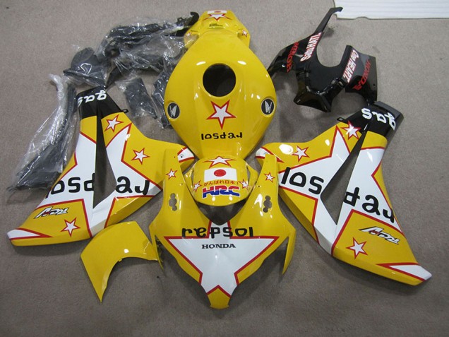 Purchase 2008-2011 Yellow Repsol HRC Honda CBR1000RR Replacement Motorcycle Fairings Canada Purchase 2008-2011 Yellow Repsol HRC Honda CBR1000RR Replacement Motorcycle Fairings Canada