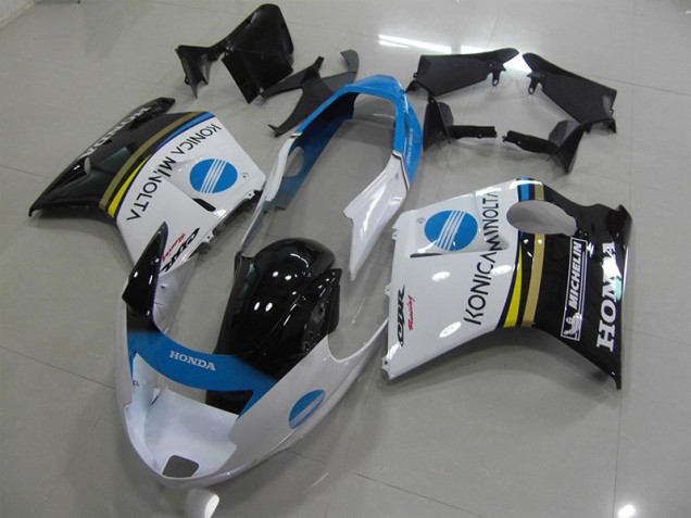 Purchase 1996-2007 White Konica Minolta Honda CBR1100XX Blackbird Motorcycle Fairing Kit Canada