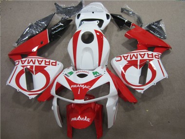 Purchase 2005-2006 Red White PRAMAC Honda CBR600RR Bike Fairing Kit Canada