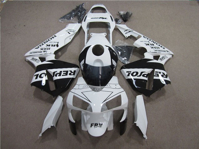 Purchase 2005-2006 White Black Repsol Honda CBR600RR Motorcylce Fairings Canada Purchase 2005-2006 White Black Repsol Honda CBR600RR Motorcylce Fairings Canada
