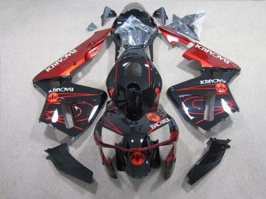 Purchase 2005-2006 Black Red BACARDI Honda CBR600RR Motorcycle Fairings Canada