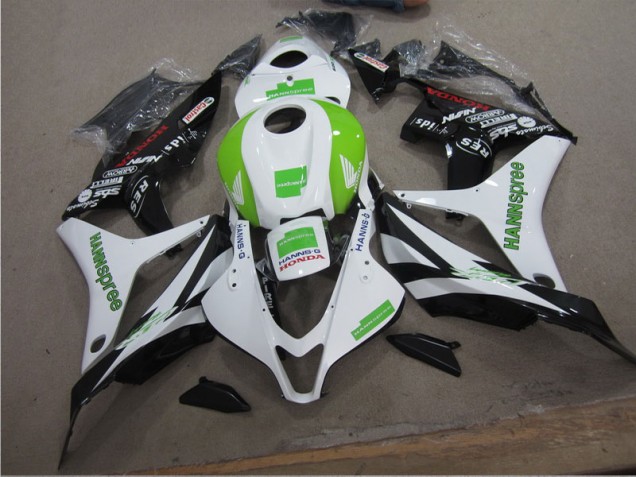 Purchase 2007-2008 White Green Hannspree Honda CBR600RR Bike Fairings Canada Purchase 2007-2008 White Green Hannspree Honda CBR600RR Bike Fairings Canada