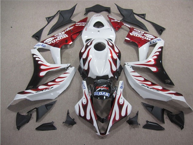 Purchase 2007-2008 White Red Flame SHARK Honda CBR600RR Replacement Motorcycle Fairings Canada Purchase 2007-2008 White Red Flame SHARK Honda CBR600RR Replacement Motorcycle Fairings Canada