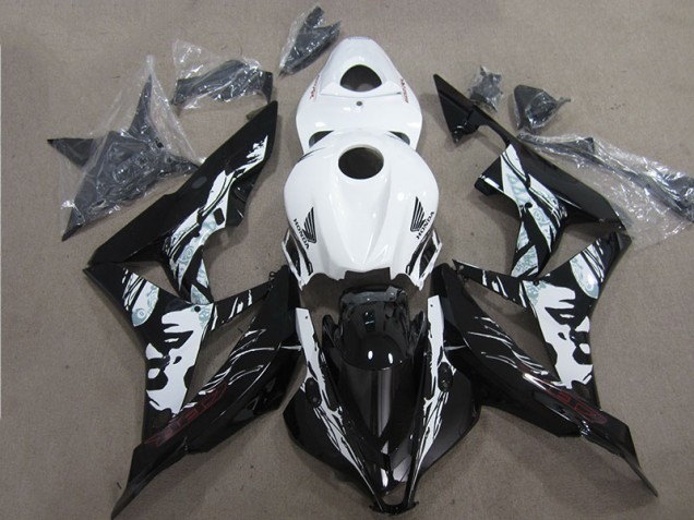 Purchase 2007-2008 Black White Honda CBR600RR Motorcycle Fairings Canada Purchase 2007-2008 Black White Honda CBR600RR Motorcycle Fairings Canada