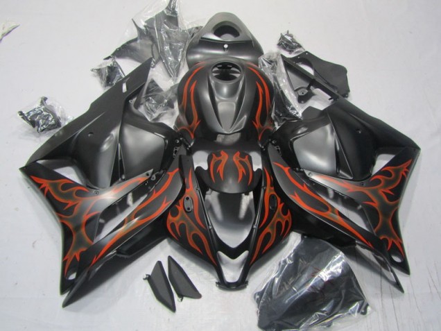 Purchase 2009-2012 Black Orange Flame Honda CBR600RR Motorcylce Fairings Canada Purchase 2009-2012 Black Orange Flame Honda CBR600RR Motorcylce Fairings Canada
