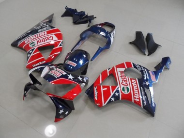Purchase 2002-2003 Blue Red Cycle World Castrol Honda CBR900RR 954 Motorcycle Fairing Kit Canada