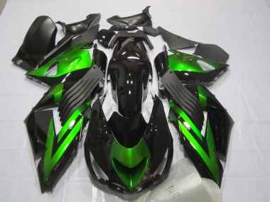 Purchase 2006-2011 Black Green Kawasaki ZX14R ZZR1400 Motorcycle Fairings Canada