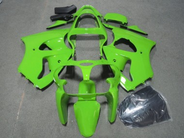 Purchase 2000-2002 Green Kawasaki ZX6R Motorcycle Fairings Kits Canada