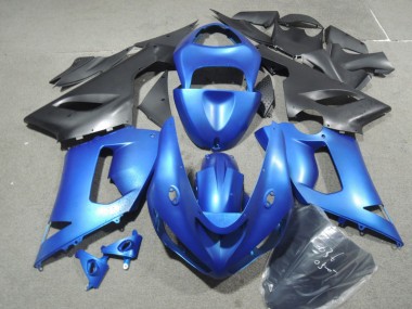 Purchase 2005-2006 Blue Kawasaki ZX6R Motorbike Fairing Kits Canada