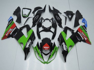 Purchase 2013-2018 Black Green Red Motocard Kawasaki ZX6R Motorcycle Fairing Kit Canada