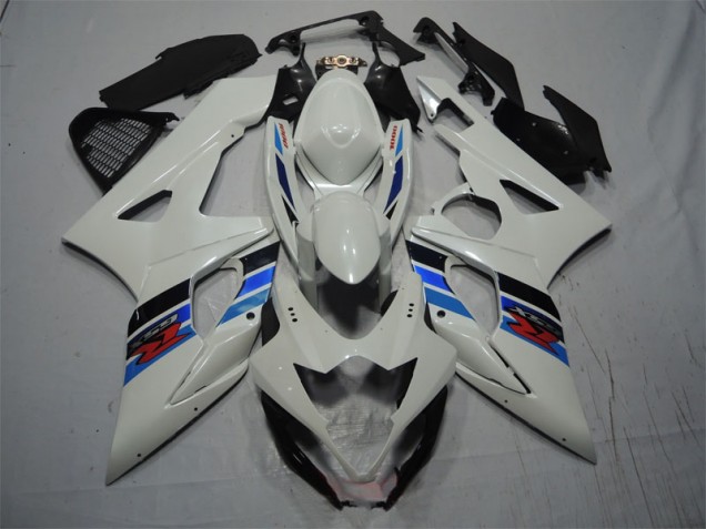 Purchase 2005-2006 White Blue Suzuki GSXR1000 Motorcycle Fairing Kits Canada Purchase 2005-2006 White Blue Suzuki GSXR1000 Motorcycle Fairing Kits Canada