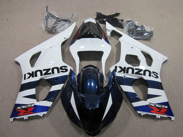 Purchase 2003-2004 White Blue Black Decal Suzuki GSXR1000 Bike Fairings Canada Purchase 2003-2004 White Blue Black Decal Suzuki GSXR1000 Bike Fairings Canada