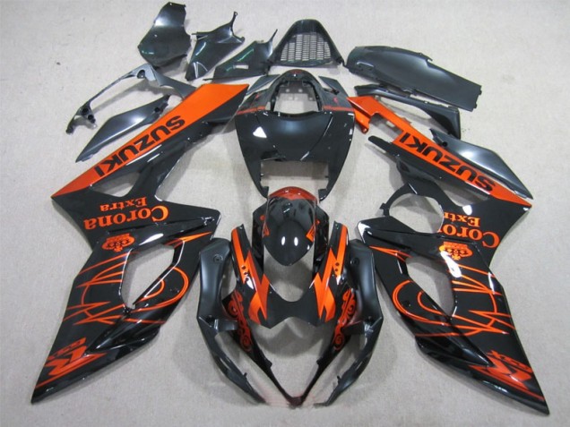 Purchase 2005-2006 Black Orange Corona Extra Suzuki GSXR1000 Replacement Fairings Canada Purchase 2005-2006 Black Orange Corona Extra Suzuki GSXR1000 Replacement Fairings Canada