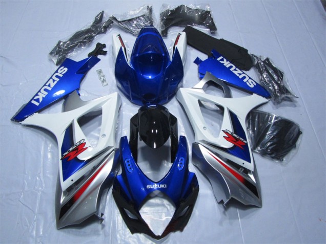 Purchase 2007-2008 Blue White Suzuki GSXR1000 Bike Fairings Canada