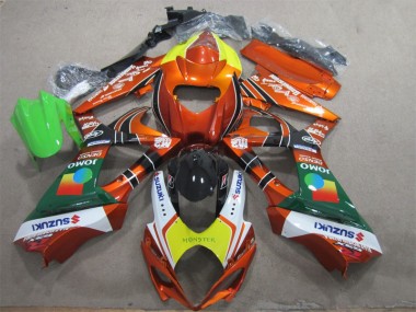 Purchase 2007-2008 Orange Yellow Monster Suzuki GSXR1000 Motorcycle Fairing Kits Canada