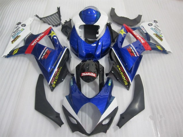 Purchase 2007-2008 Blue Black Rockstar Suzuki GSXR1000 Bike Fairings Canada Purchase 2007-2008 Blue Black Rockstar Suzuki GSXR1000 Bike Fairings Canada