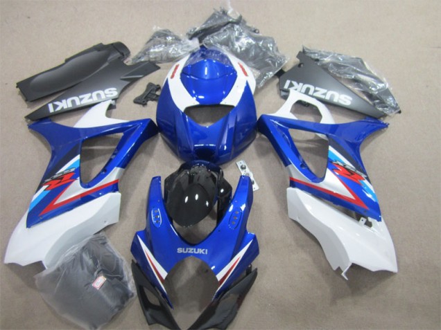 Purchase 2007-2008 Blue White Suzuki GSXR1000 Moto Fairings Canada