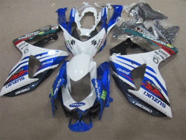 Purchase 2009-2016 White Blue Samsung Suzuki GSXR1000 Motorbike Fairings Canada
