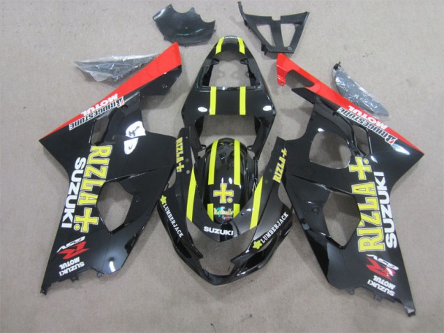 Purchase 2004-2005 Black Yellow Rizla Suzuki GSXR600 Motorcycle Fairings Kit Canada Purchase 2004-2005 Black Yellow Rizla Suzuki GSXR600 Motorcycle Fairings Kit Canada