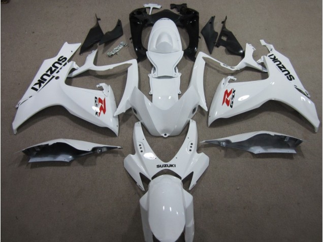 Purchase 2006-2007 White Suzuki GSXR600 Motorcyle Fairings Canada Purchase 2006-2007 White Suzuki GSXR600 Motorcyle Fairings Canada