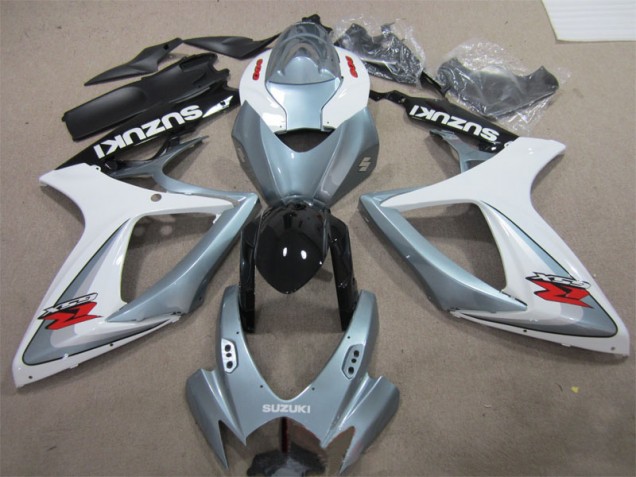 Purchase 2006-2007 White Grey Suzuki GSXR600 Motorbike Fairings Canada Purchase 2006-2007 White Grey Suzuki GSXR600 Motorbike Fairings Canada