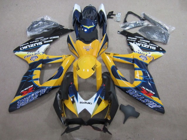 Purchase 2008-2010 Blue Yellow Corona Extra Suzuki GSXR600 Motor Bike Fairings Canada Purchase 2008-2010 Blue Yellow Corona Extra Suzuki GSXR600 Motor Bike Fairings Canada
