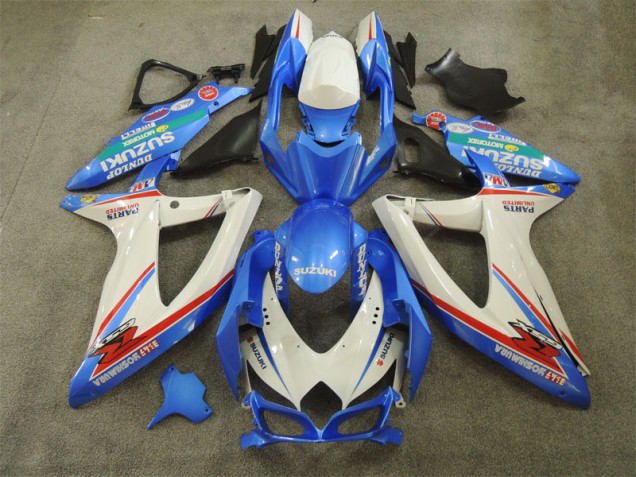Purchase 2008-2010 Blue White with Decals Suzuki GSXR600 Bike Fairing Kit Canada Purchase 2008-2010 Blue White with Decals Suzuki GSXR600 Bike Fairing Kit Canada