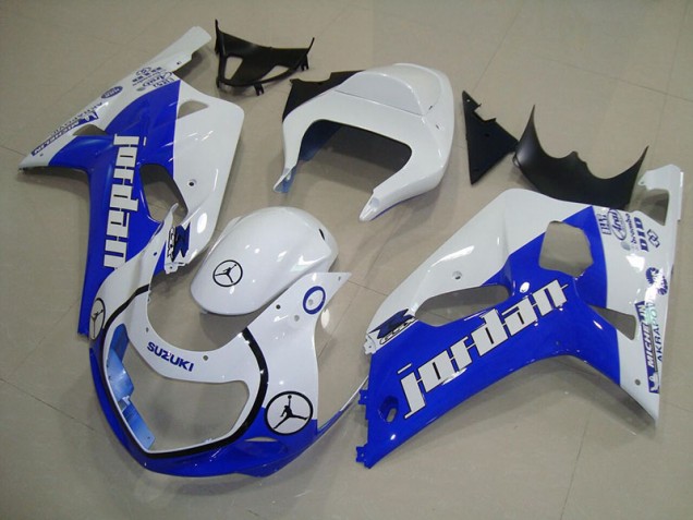 Purchase 2001-2003 Blue White Jordan Suzuki GSXR750 Motorcycle Bodywork Canada Purchase 2001-2003 Blue White Jordan Suzuki GSXR750 Motorcycle Bodywork Canada
