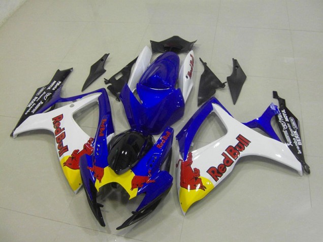 Purchase 2006-2007 Blue White Red Bull Suzuki GSXR750 Motorcyle Fairings Canada Purchase 2006-2007 Blue White Red Bull Suzuki GSXR750 Motorcyle Fairings Canada