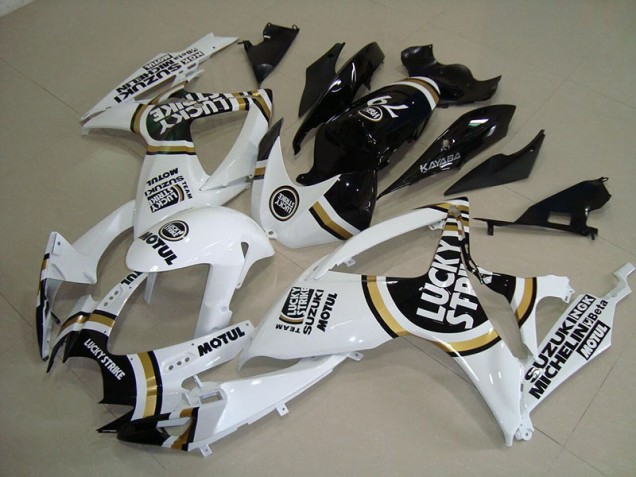 Purchase 2006-2007 White Lucky Strike Black Motul Suzuki GSXR750 Motorcycle Fairings Kit Canada Purchase 2006-2007 White Lucky Strike Black Motul Suzuki GSXR750 Motorcycle Fairings Kit Canada
