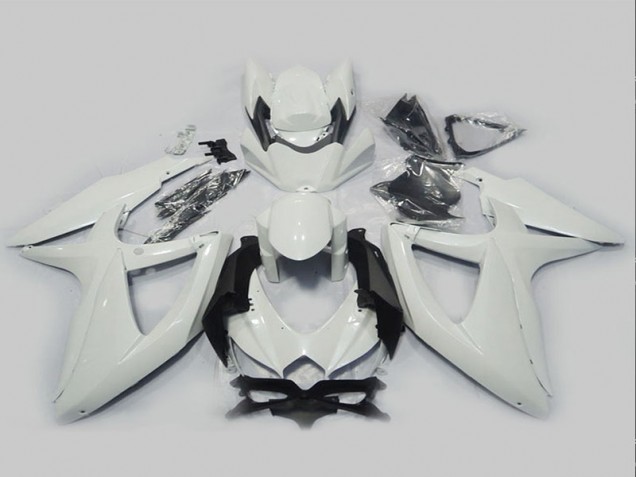 Purchase 2008-2010 White Suzuki GSXR750 Motorcycle Fairing Kits Canada Purchase 2008-2010 White Suzuki GSXR750 Motorcycle Fairing Kits Canada