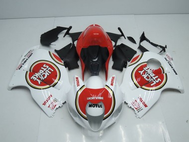 Purchase 1996-2007 White Red Lucky Strike Motul Suzuki GSXR1300 Hayabusa Replacement Motorcycle Fairings Canada