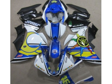 Purchase 2009-2011 Blue White Yellow 46 Yamaha YZF R1 Replacement Fairings Canada