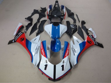 Purchase 2015-2019 White Blue Red Advantec Yamaha YZF R1 Motorcycle Fairing Canada
