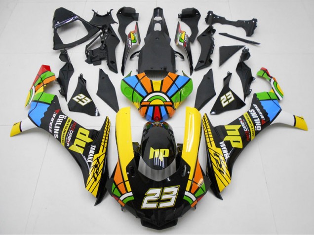 Purchase 2015-2019 Yellow Black 23 Yamaha YZF R1 Motorcyle Fairings Canada Purchase 2015-2019 Yellow Black 23 Yamaha YZF R1 Motorcyle Fairings Canada