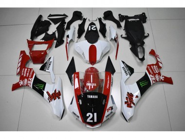 Purchase 2015-2019 Red Black 21 Yamaha YZF R1 Motorcycle Fairings Kit Canada