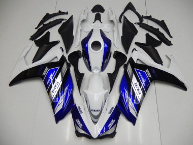 Purchase 2015-2022 Blue White Yamaha YZF R3 Motorcycle Fairing Canada
