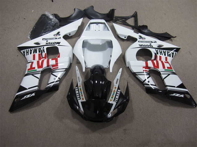 Purchase 1998-2002 White Black Fiat Yamaha YZF R6 Motorbike Fairing Kits Canada Purchase 1998-2002 White Black Fiat Yamaha YZF R6 Motorbike Fairing Kits Canada