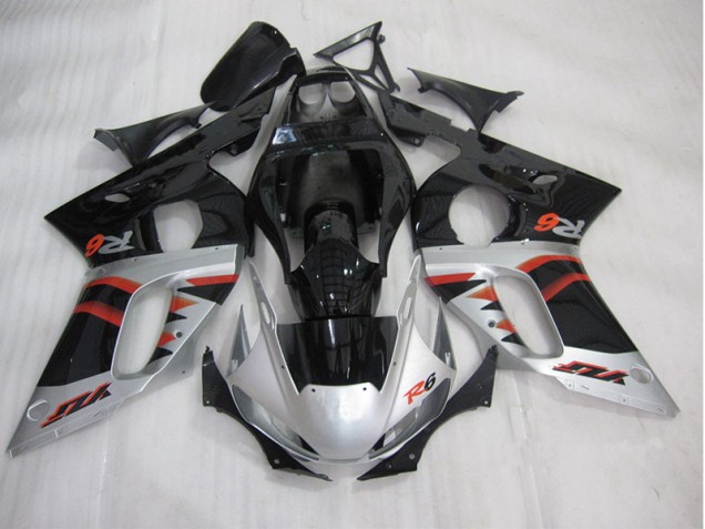 Purchase 1998-2002 Black Silver Yamaha YZF R6 Motorcycle Fairing Kit Canada Purchase 1998-2002 Black Silver Yamaha YZF R6 Motorcycle Fairing Kit Canada