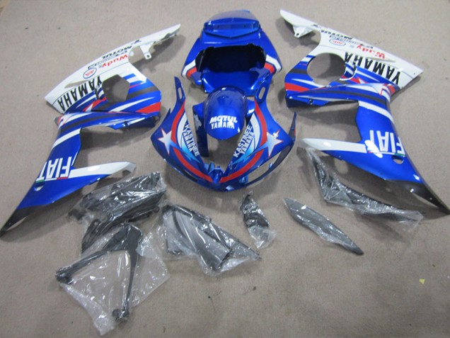 Purchase 2003-2005 Blue White Motul Fiat Yamaha YZF R6 Motorcylce Fairings Canada Purchase 2003-2005 Blue White Motul Fiat Yamaha YZF R6 Motorcylce Fairings Canada