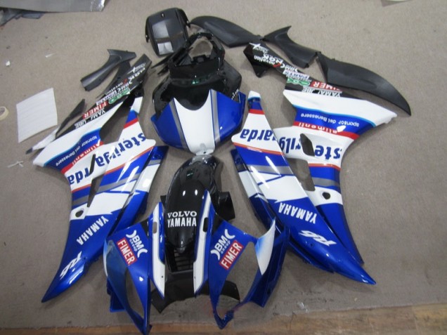 Purchase 2006-2007 White Blue Sterilgarda Volvo Yamaha YZF R6 Motorcylce Fairings Canada Purchase 2006-2007 White Blue Sterilgarda Volvo Yamaha YZF R6 Motorcylce Fairings Canada