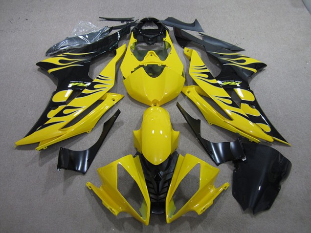 Purchase 2008-2016 Yellow Black Flame Yamaha YZF R6 Motor Bike Fairings Canada Purchase 2008-2016 Yellow Black Flame Yamaha YZF R6 Motor Bike Fairings Canada