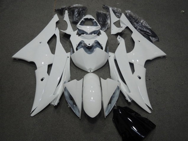 Purchase 2008-2016 White Yamaha YZF R6 Motorcyle Fairings Canada Purchase 2008-2016 White Yamaha YZF R6 Motorcyle Fairings Canada