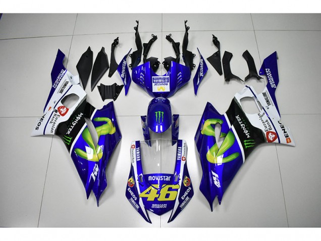 Purchase 2017-2021 Monster Blue Movistar 46 Yamaha YZF R6 Motorcycle Bodywork Canada Purchase 2017-2021 Monster Blue Movistar 46 Yamaha YZF R6 Motorcycle Bodywork Canada