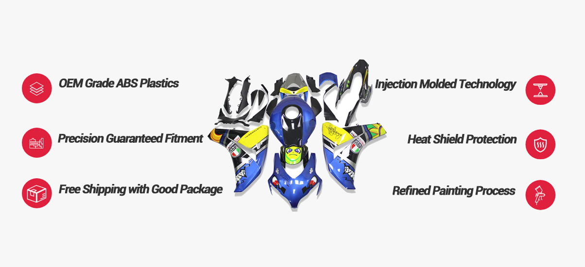 Best Aftermarket Motorcycle Fairings | FastFairings Canada Official